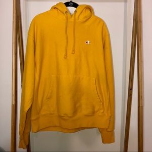 Champion Reverse Weave Yellow/Orange Hoodie